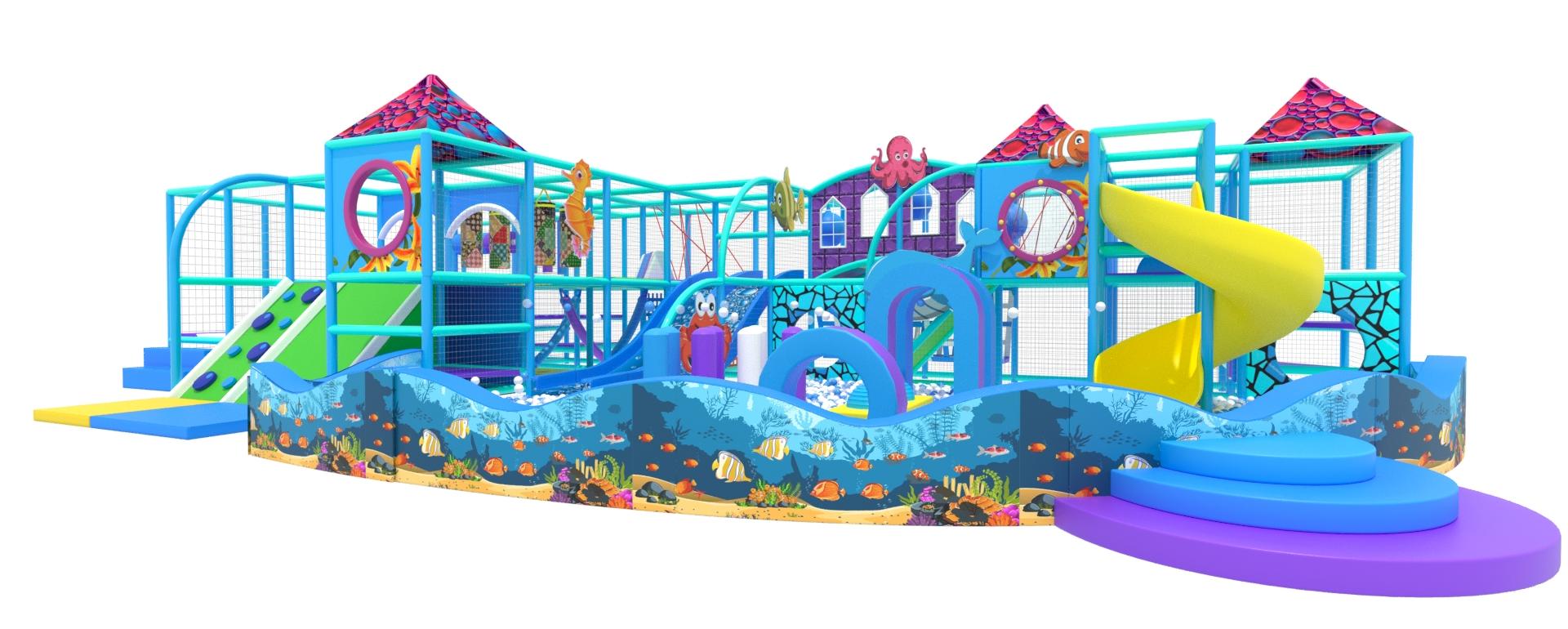 Детский игровой лабиринт "Подводный мир"