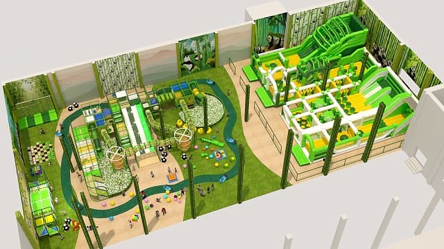 Детский игровой центр 5000м2 "Панда парк"