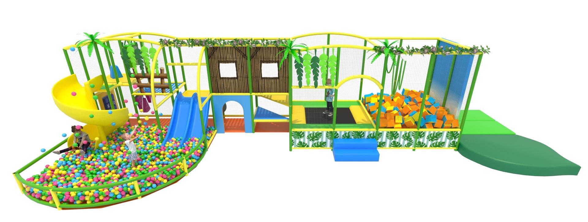 Детский игровой лабиринт "Необитаемый остров"