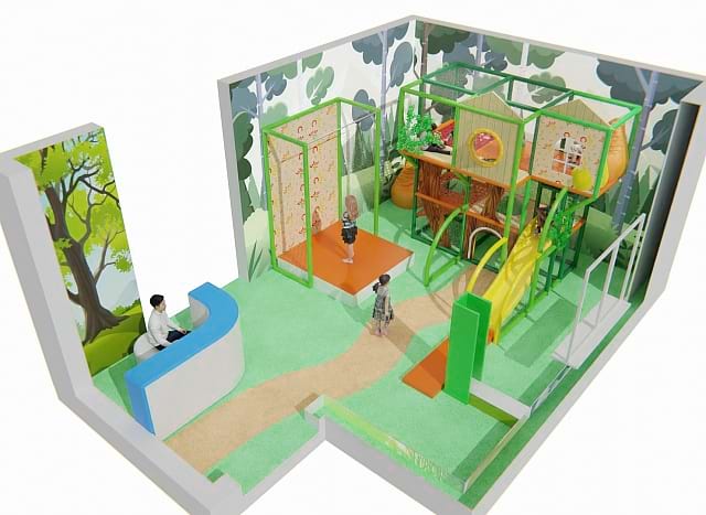 Детская игровая комната "Лесной домик"