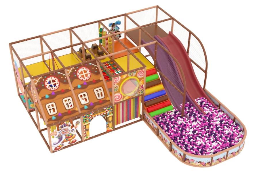 Детский игровой лабиринт "Пряничный домик"