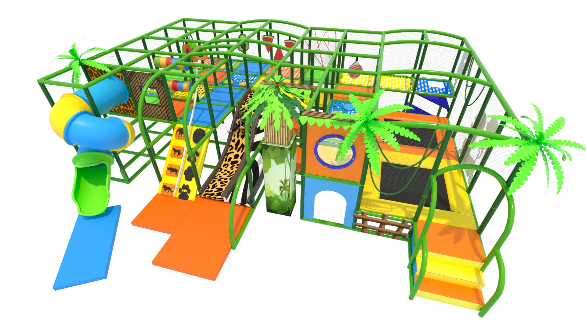Детский игровой лабиринт "Горилла парк"
